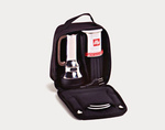 caffettiera elettrica Alessi in set viaggio