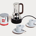 caffettiera elettrica Alessi in set viaggio