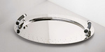 Alessi oval tray with handles