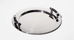 Alessi round tray with handles