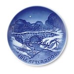Piatto Natale da collezione Bing & Grondahl 2008