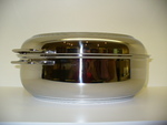 WMF oval stainless steel roasting pan