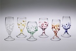 Fragolini goblets by Massimo Lunardon