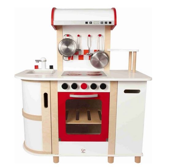 Creating A Classy Bar Cart Cucina Multifunzione per Bambini in Legno Hape - Offerta