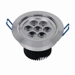 Faretto orientabile a LED 7X1W 220 luce bianco naturale