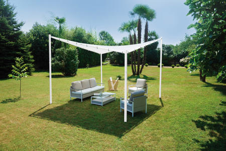 Gazebo Compro legni ondulati per esterno