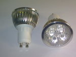 Lampada a Led GU10 4X1W 45° 220V luce calda