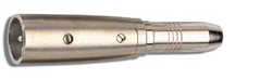 Adatt. XLR 3 poli - Presa JACK 6,3