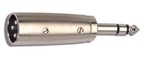 Adatt. XLR 3 poli maschio/JACK stereo