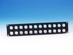 Pannello 2U 24 fori per XLR