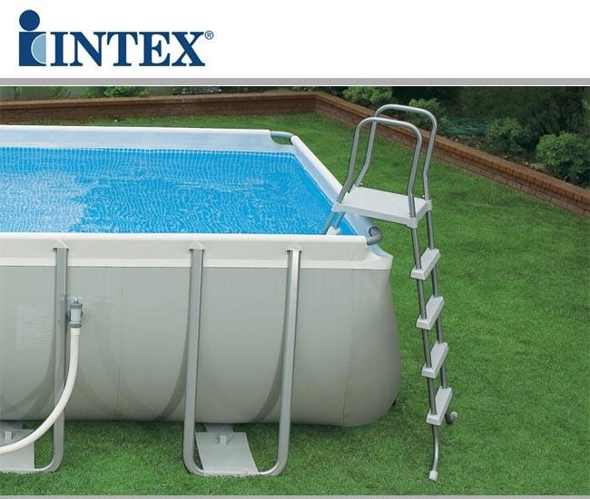 Piscina Intex 54984 Ultra Frame Rettangolare 732 x 366 x 132 con filtro sabbia